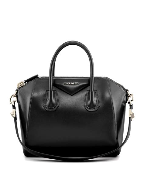 ebay black leather antigona givenchy|mini antigona lock leather satchel.